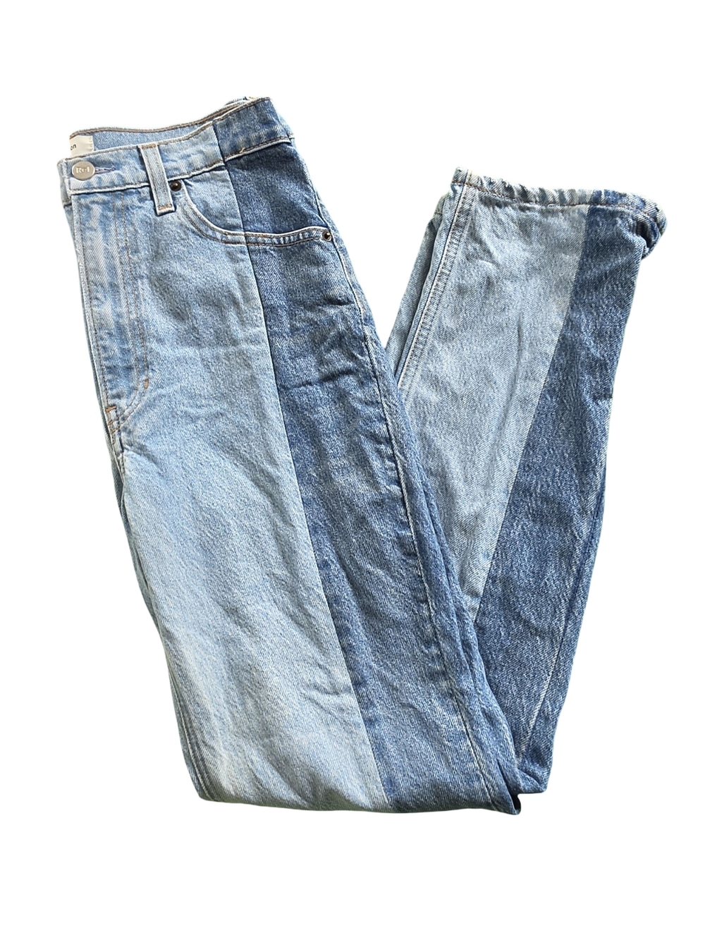 Reformation Jeans Cynthia Reworked High Rise Straight Denim Womens Size 26